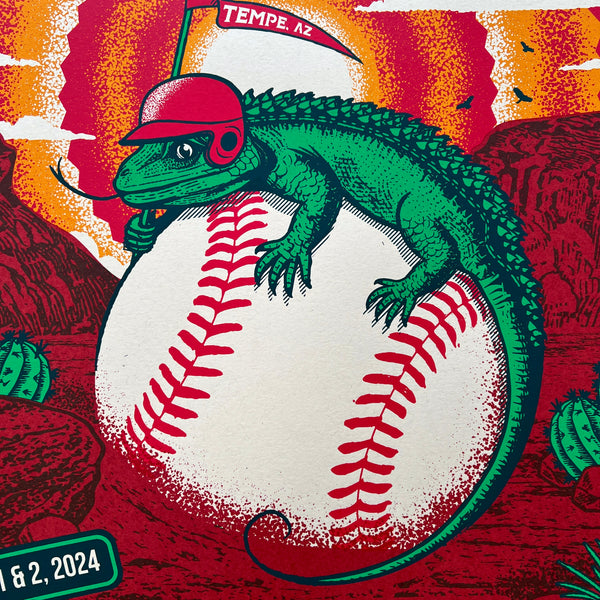 Extra Innings Festival 2024 Tempe AZ Status Serigraph