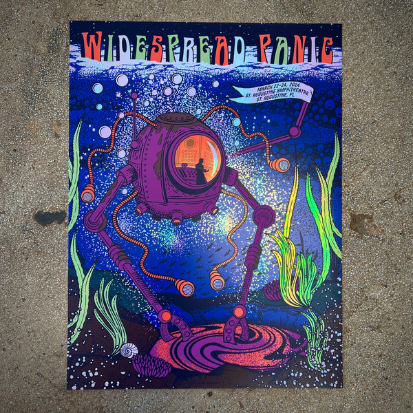Widespread Panic - St. Augustine 2024 (Oyster Pearl Iridescent)