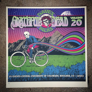 Grateful Dead Dave's Picks 2016 Print Set