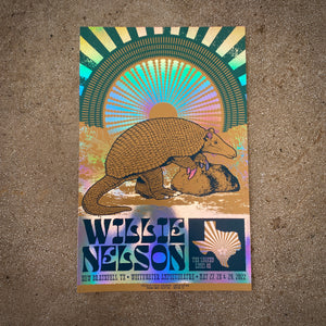 Willie Nelson - New Braunfels, TX 2022 (Rainbow Foil)