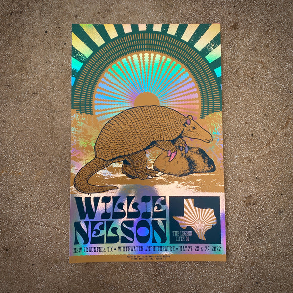 Willie Nelson - New Braunfels, TX 2022 (Rainbow Foil)