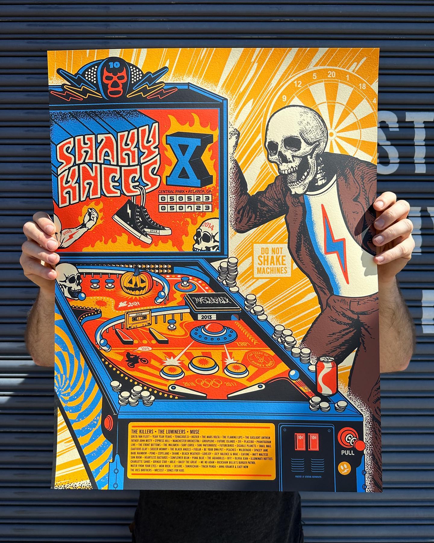 Shaky Knees 2023 Status Serigraph shaky-knees-2023-status-serigraph