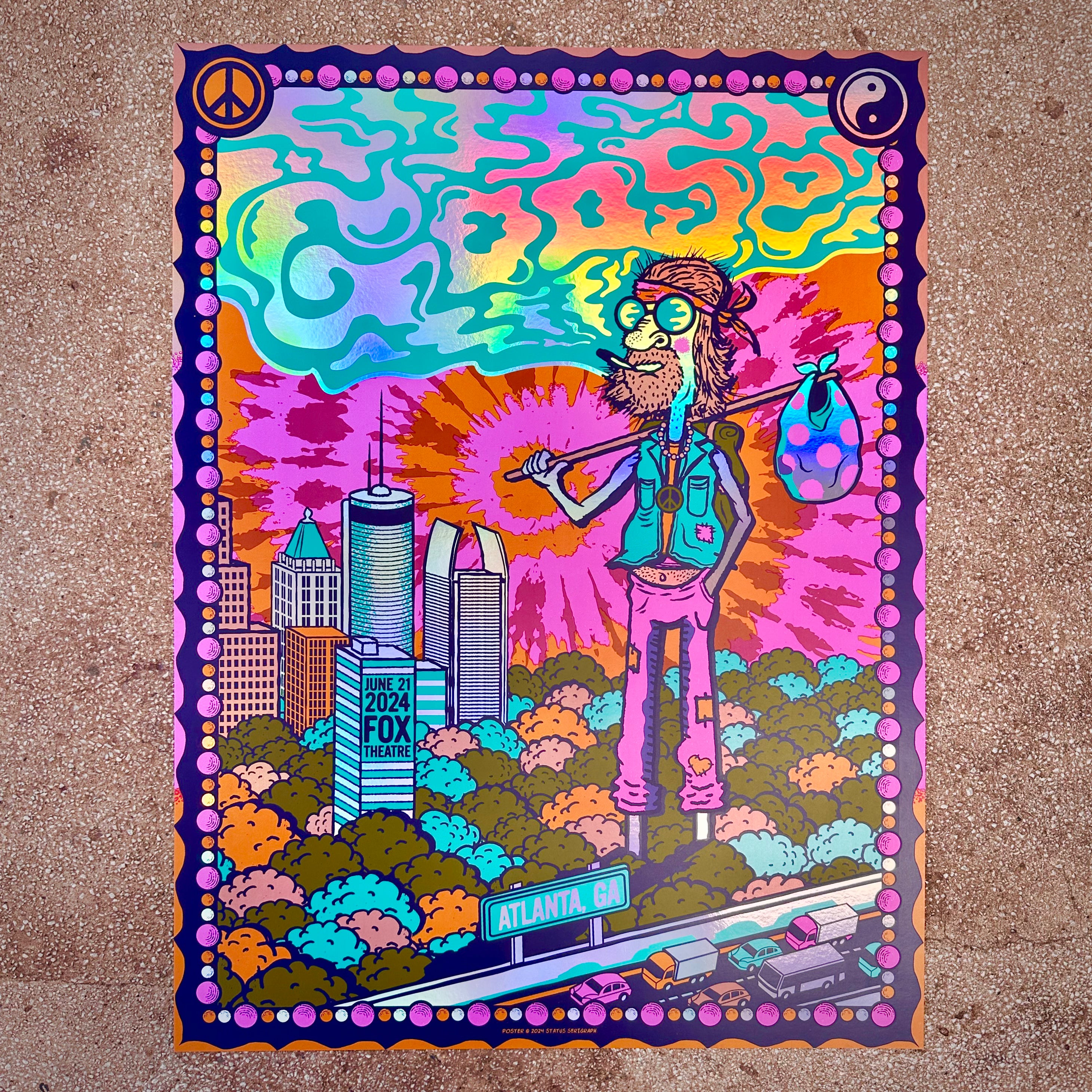 Goose - Atlanta 6/21/24 (Rainbow Foil)