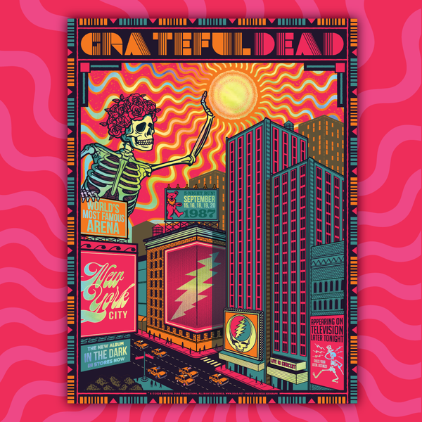 Grateful Dead Milestone #10 - NYC 87 - Holographic Foil