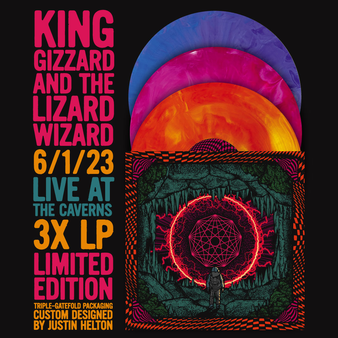 King Gizzard & The Lizard Wizard -  Live at The Caverns 6/1/23 - 3 LP