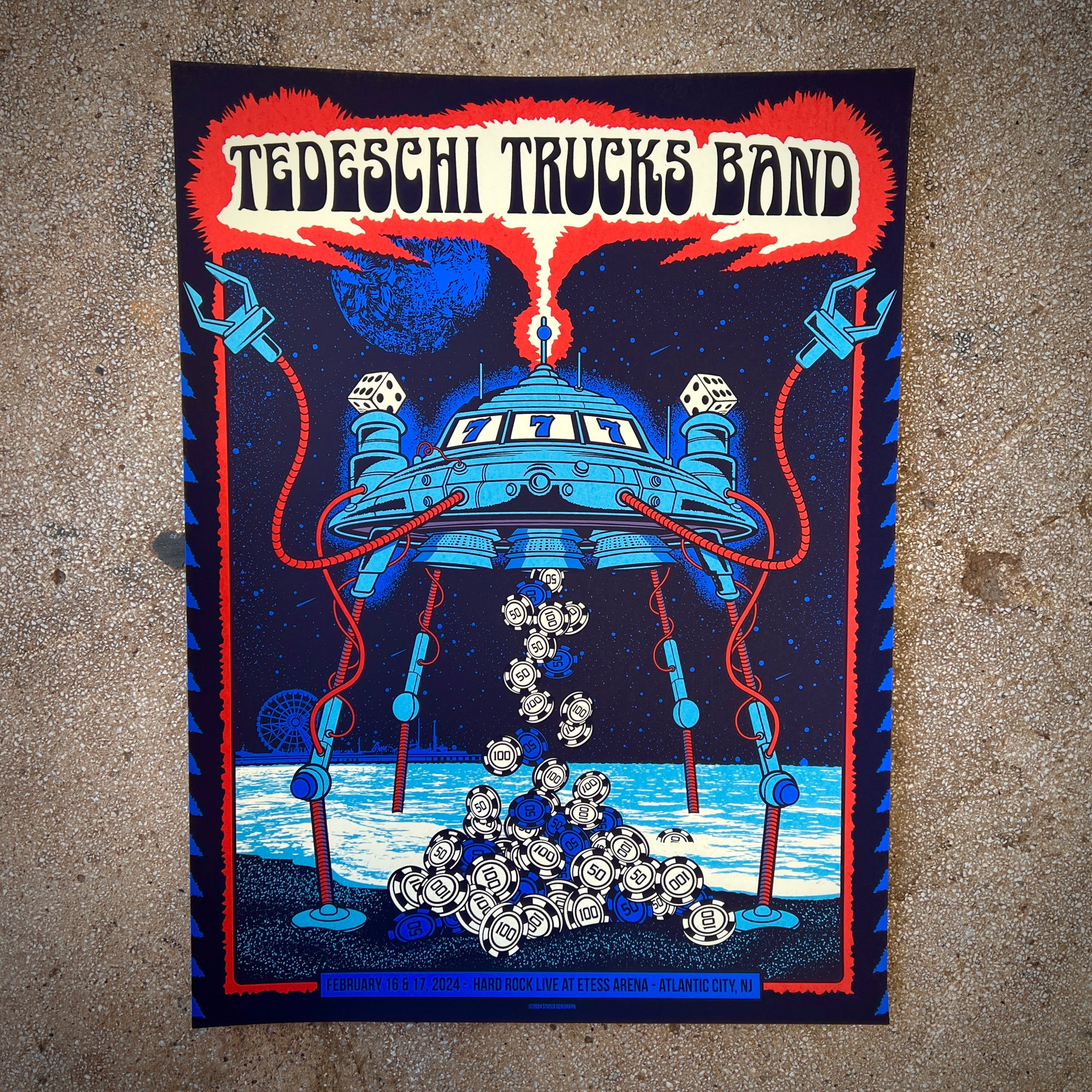 Tedeschi Trucks Band - Atlantic City 2024 (Blue & Red)