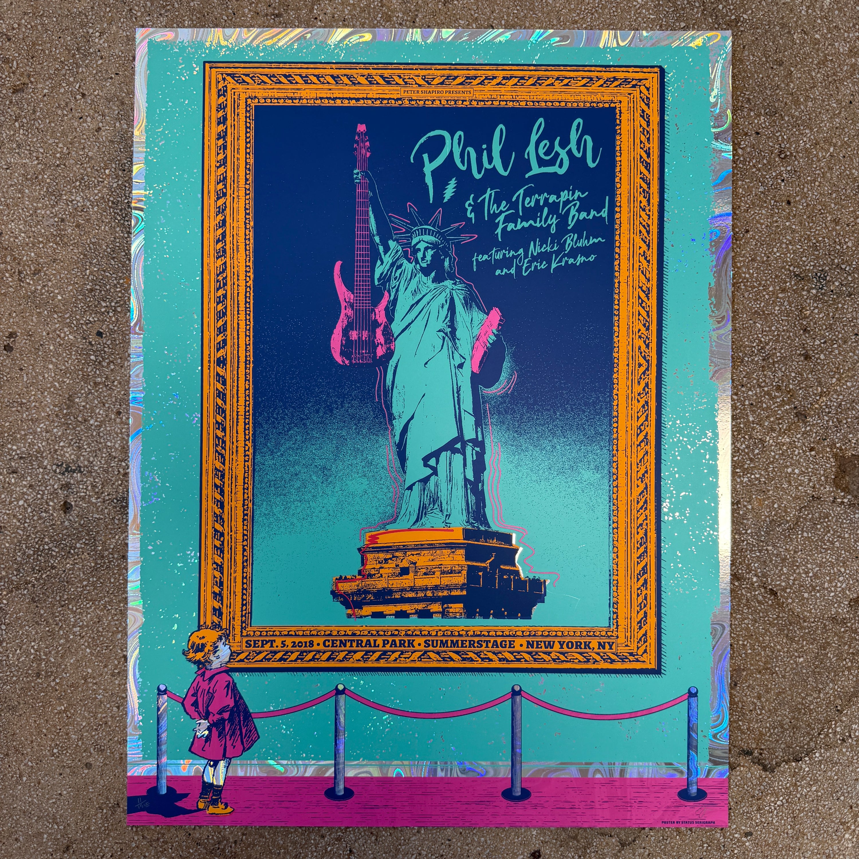 Phil Lesh & The Terrapin Family Band - Central Park 2018 (Swirl Foil)