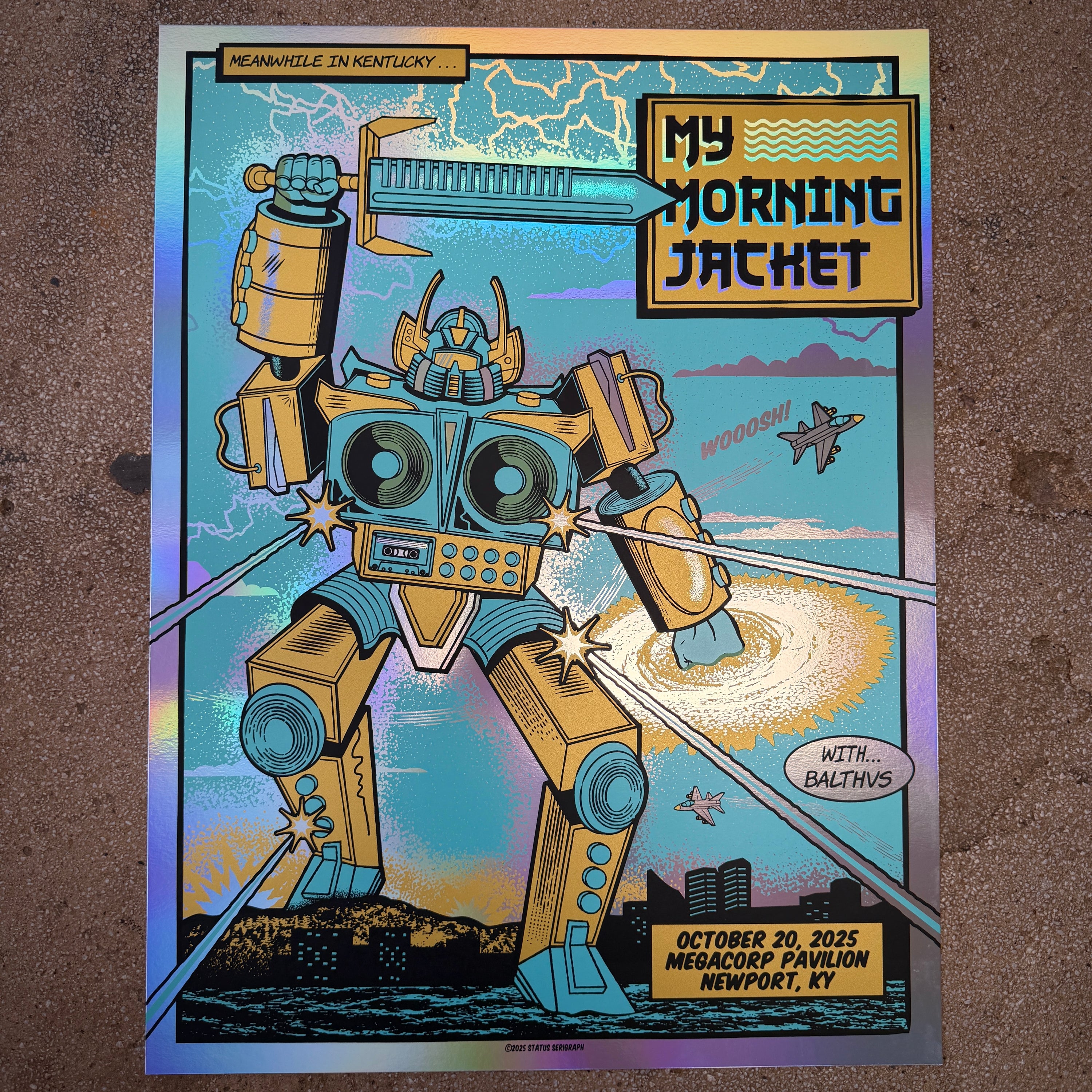 My Morning Jacket - Newport KY 2025 (Rainbow Foil)