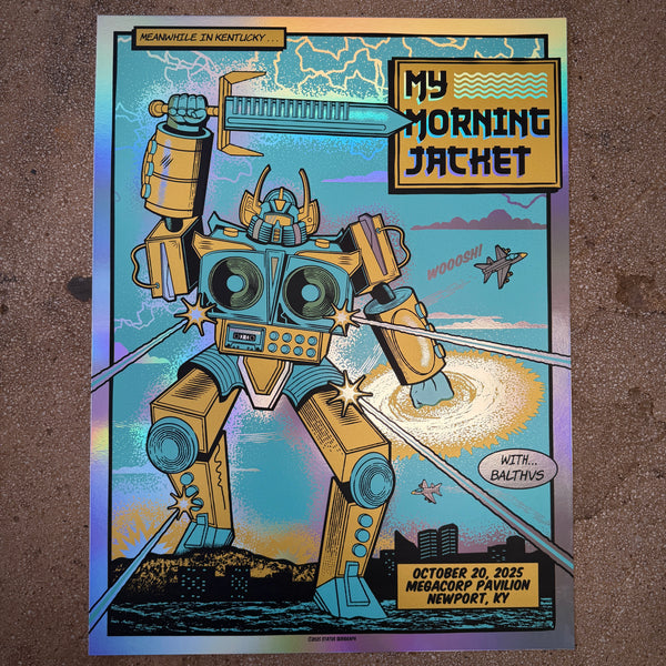 My Morning Jacket - Newport KY 2025 (Rainbow Foil)