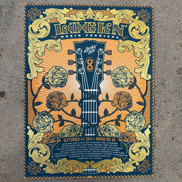 Lockn 2014 (Gold Ink Variant)