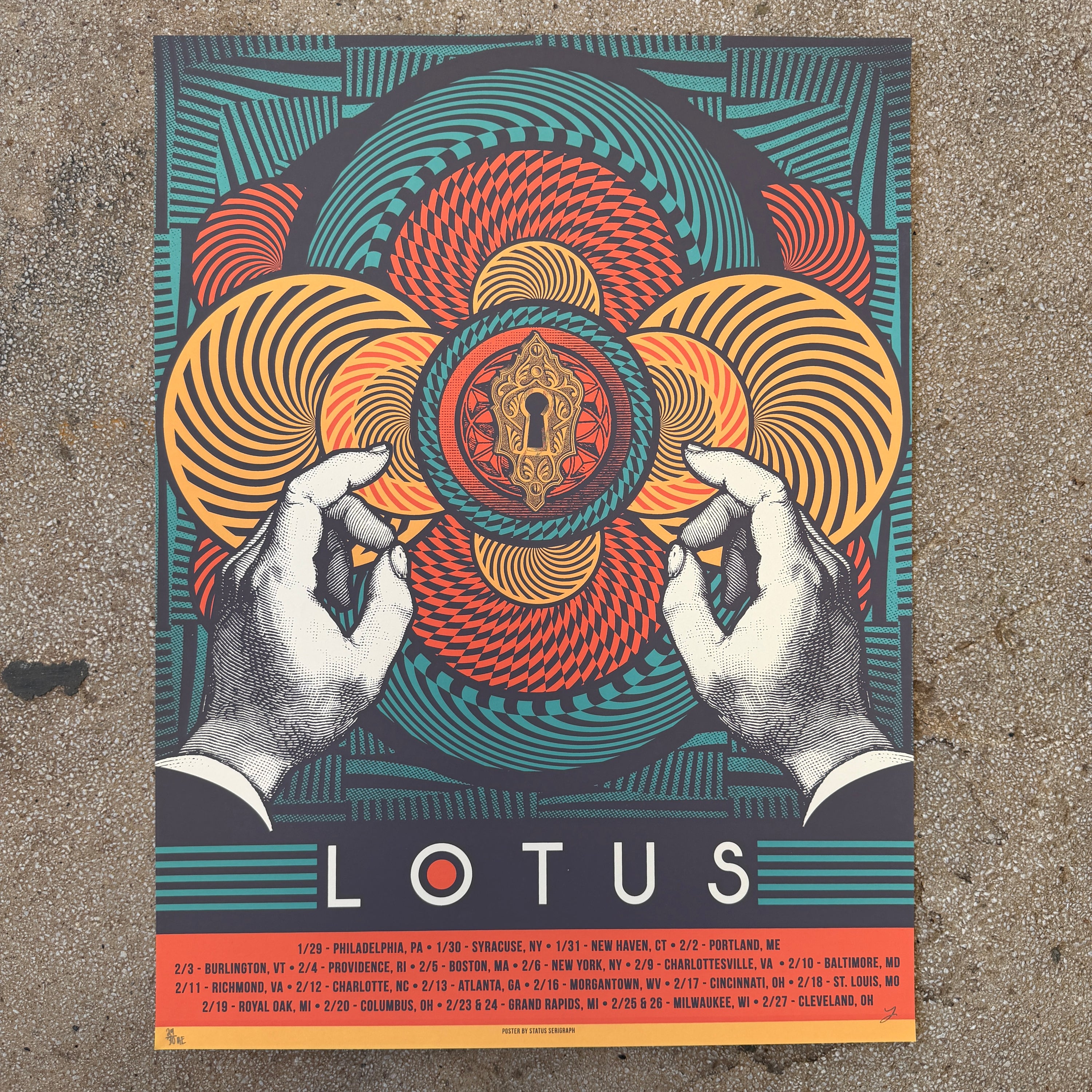 Lotus - 2016 Tour (Turquoise)