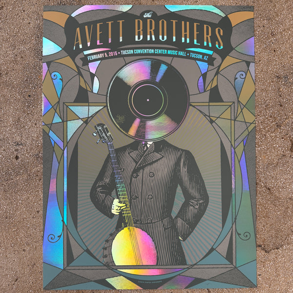 The Avett Brothers - Tucson 2015 (Rainbow Foil)