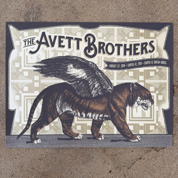 Avett Brothers - Santa Fe 2014 (metallic variant)