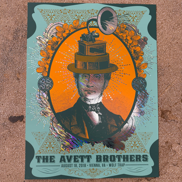 The Avett Brothers - Vienna, VA (Lava Foil)
