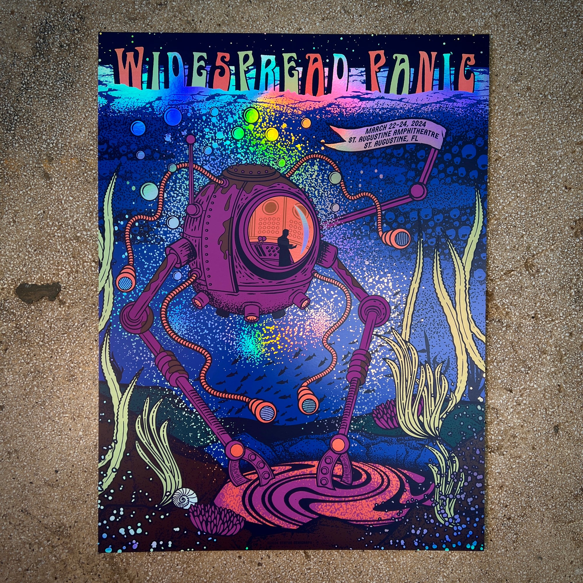 Widespread Panic - St. Augustine 2024 (Rainbow Foil)