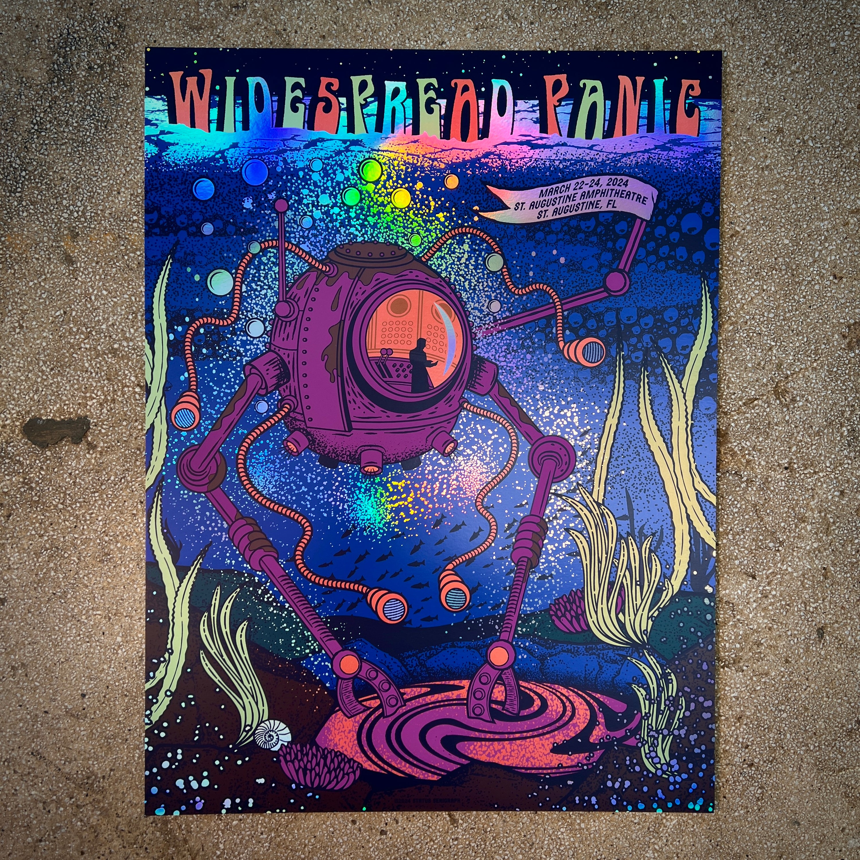 Widespread Panic - St. Augustine 2024 (Rainbow Foil)