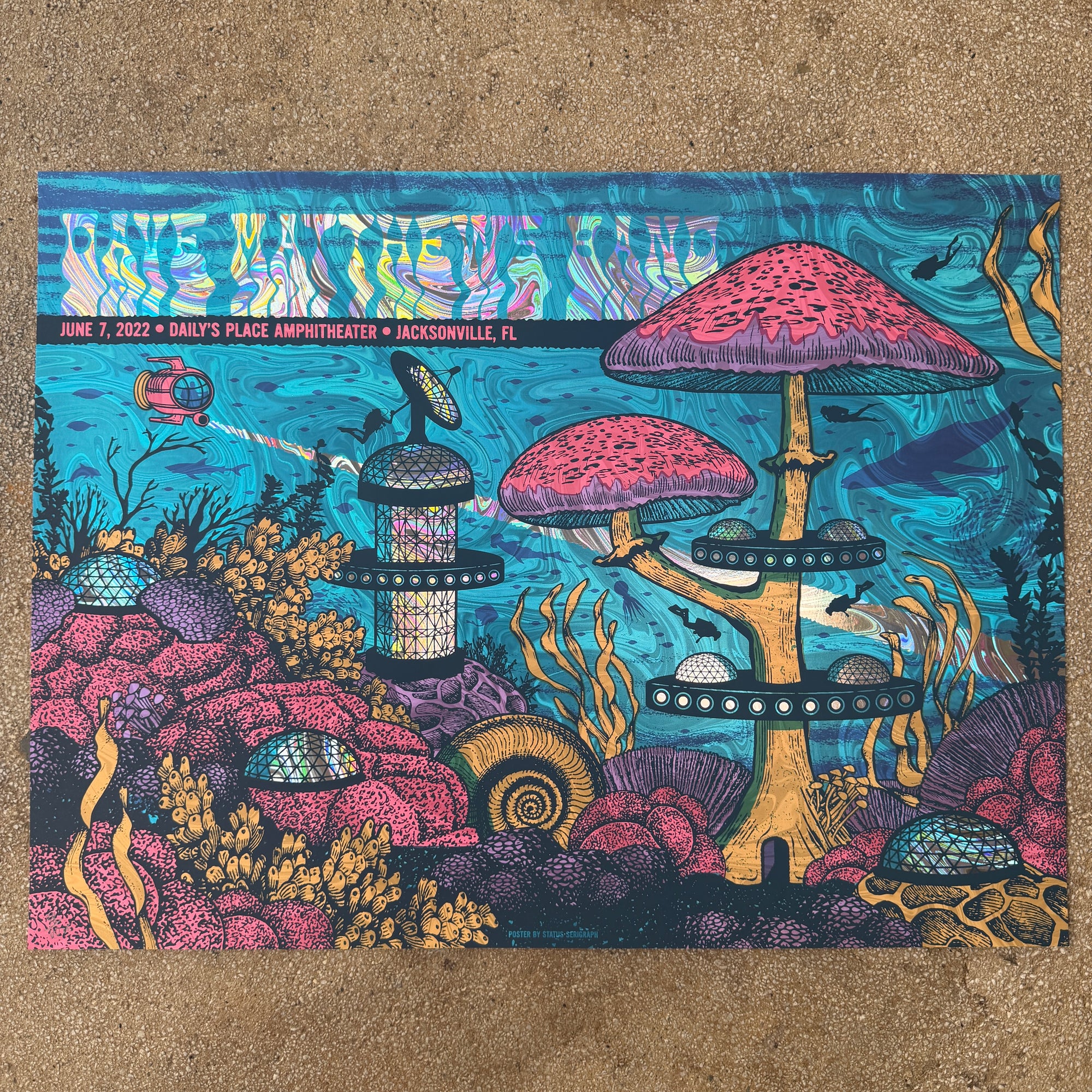 Dave Matthews Band - Jacksonville, FL 2022 (Swirl Foil)
