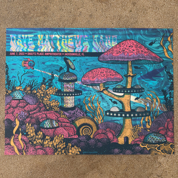 Dave Matthews Band - Jacksonville, FL 2022 (Swirl Foil)
