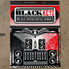 The Black Keys - Philadelphia 2010 - Status Serigraph