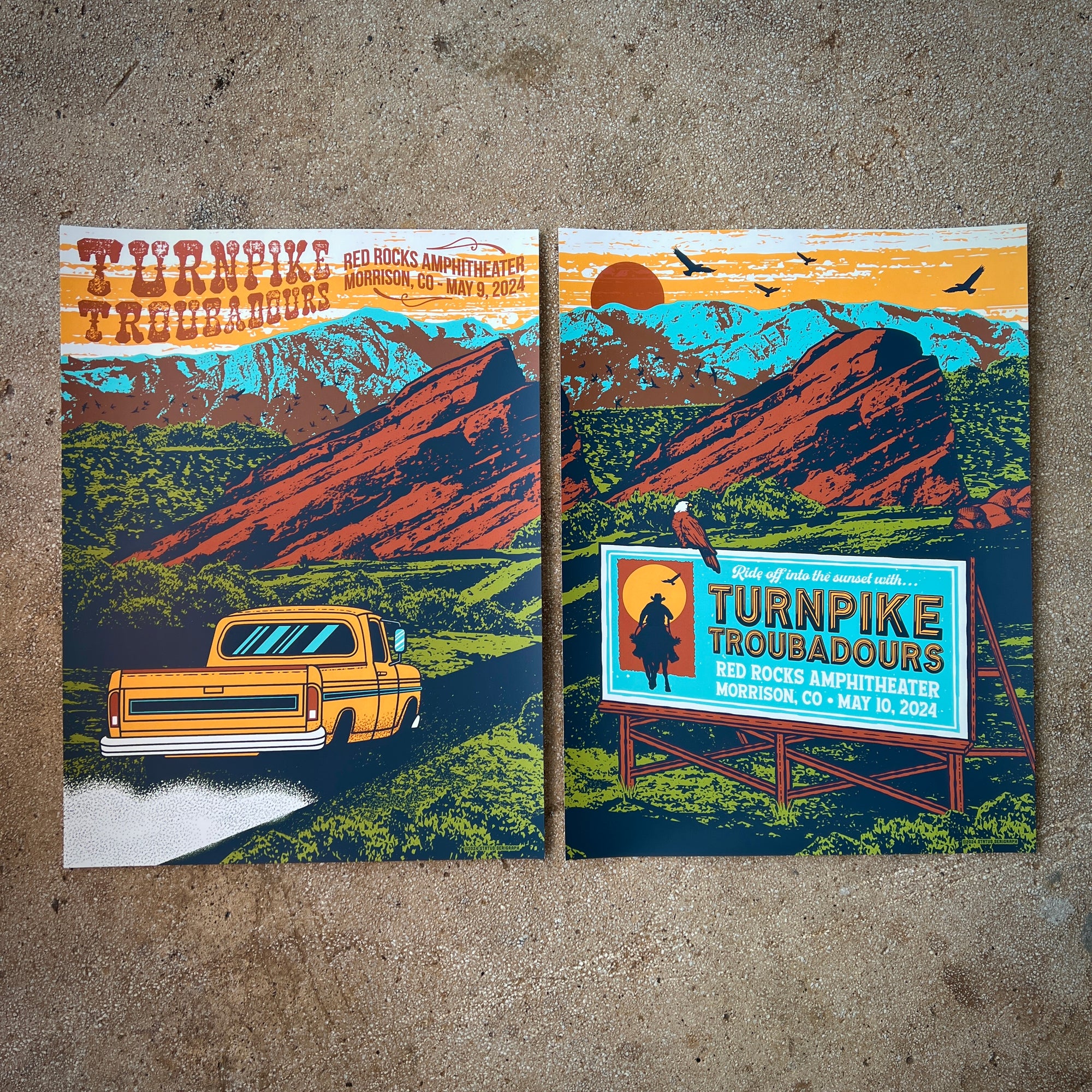 Turnpike Troubadours - Red Rocks - Matching Set