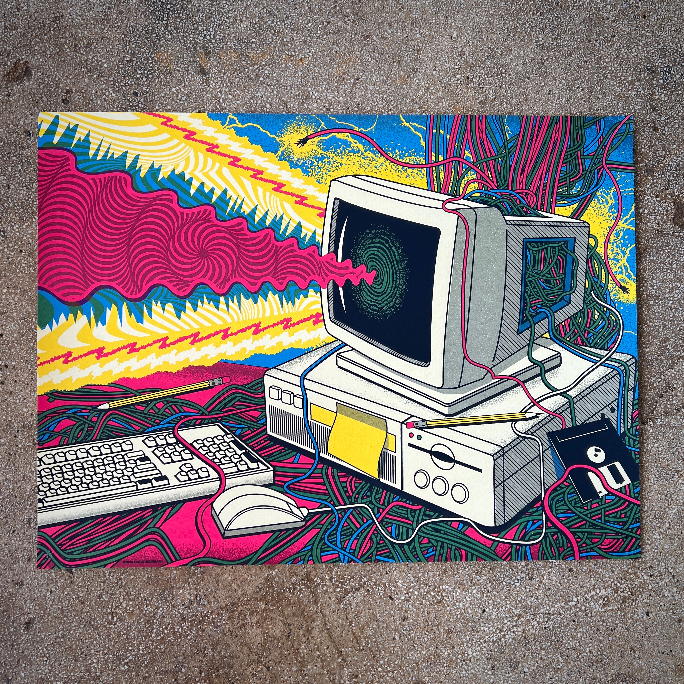 Into the Ether(net) - Art Print