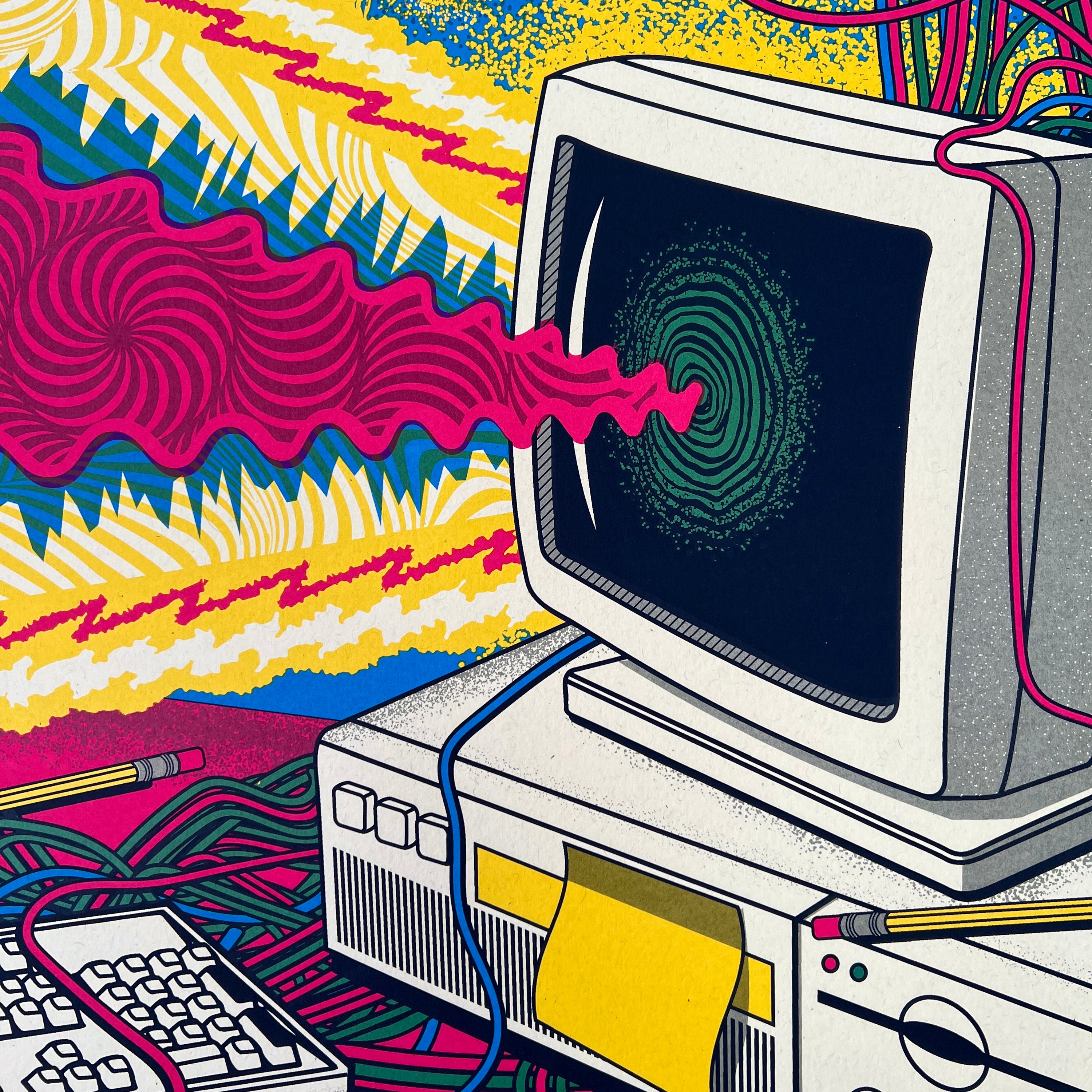 Into the Ether(net) - Art Print