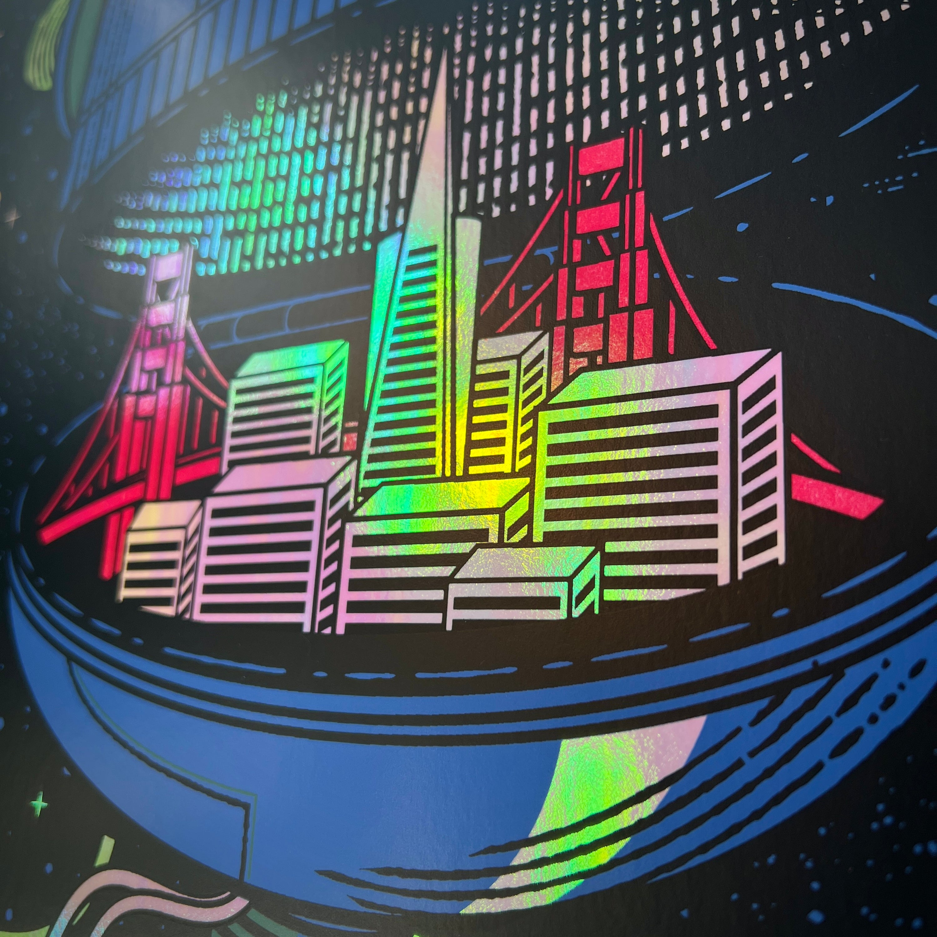 My Morning Jacket - San Francisco CA (Oyster Pearl Iridescent Foil)