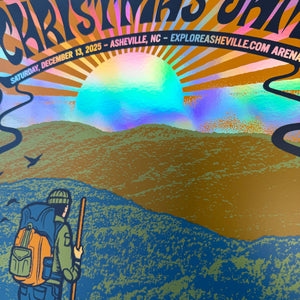 j-wave Wonderful Christmas ポスター 2015 非売品 Warren Haynes Christmas Jam 2025 (Rainbow Foil) - Status Serigraph