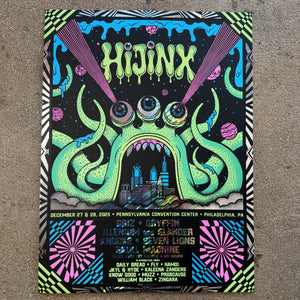 Hijinx Festival 2025 (Lava Foil) - Status Serigraph
