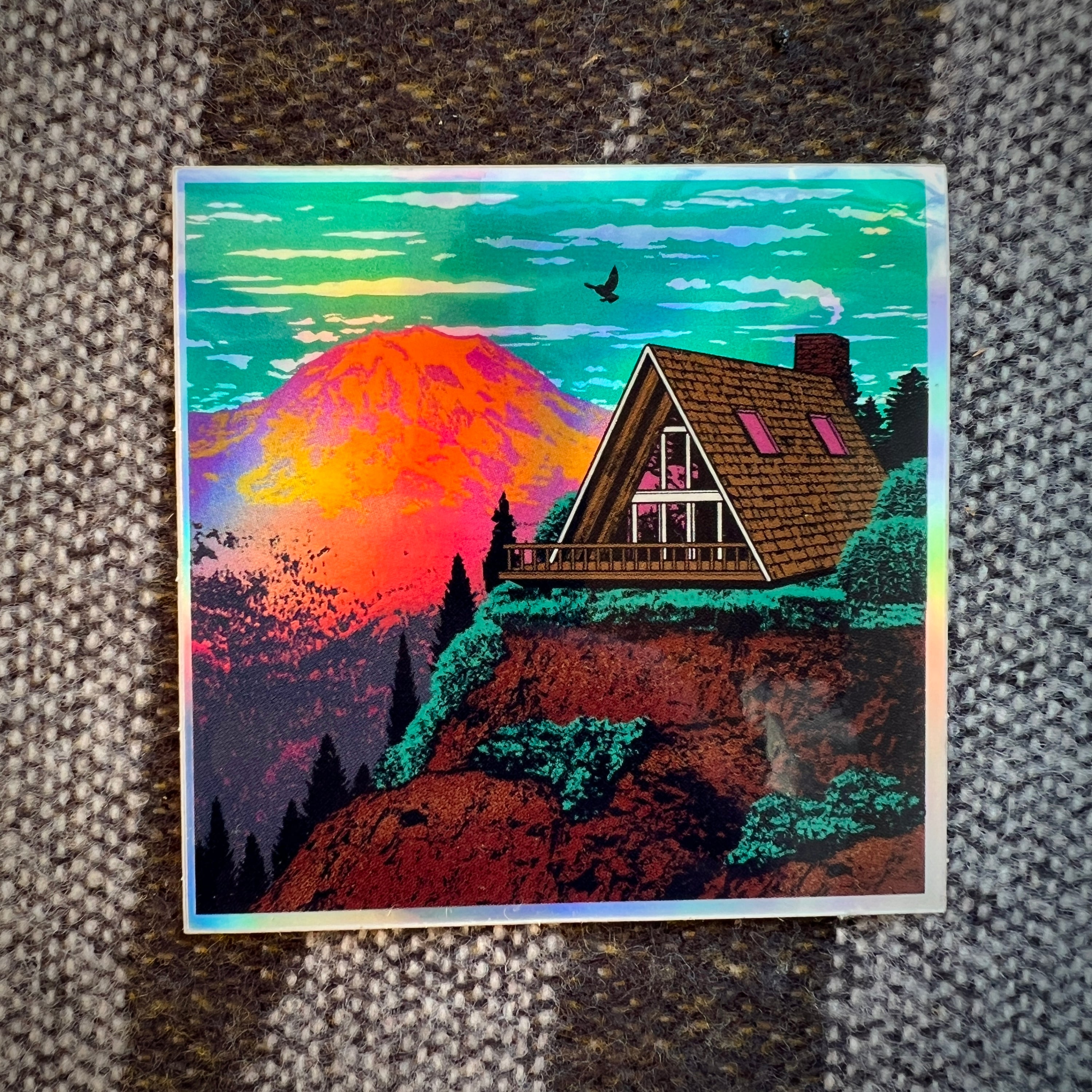 NEW Holographic 4 Sticker Set - 2024