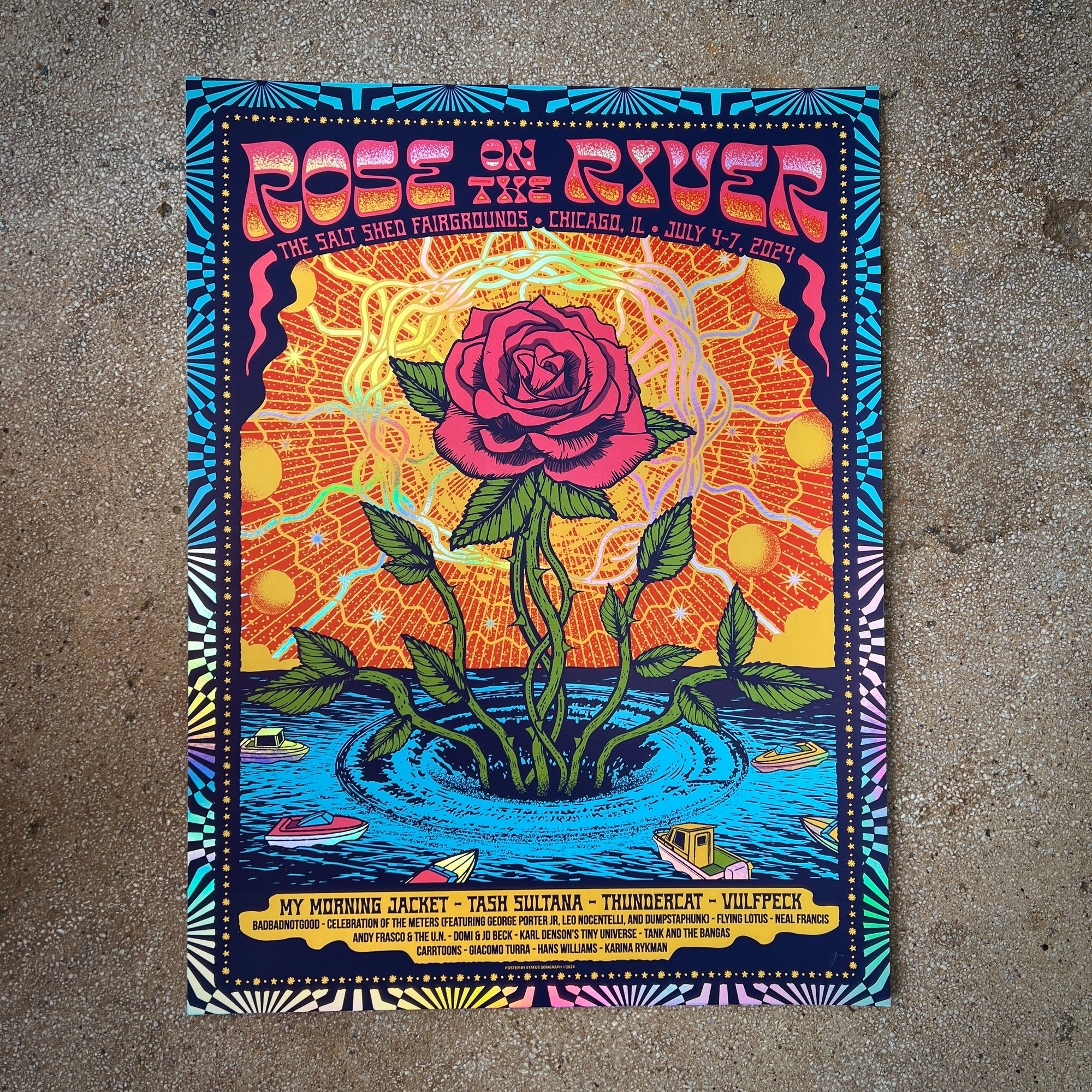 Rose on the River 2024 (Rainbow Foil)
