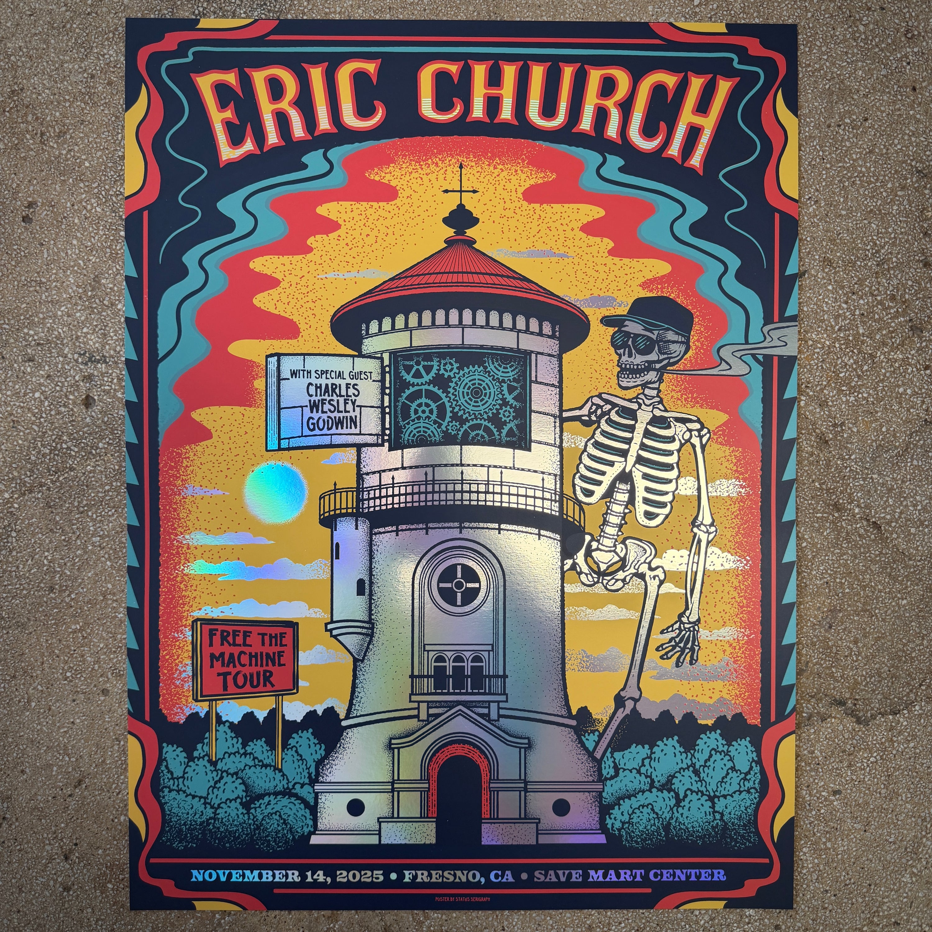 Eric Church - Fresno 2025 (Rainbow Foil)