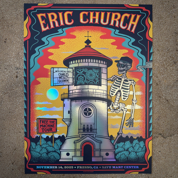 Eric Church - Fresno 2025 (Rainbow Foil)