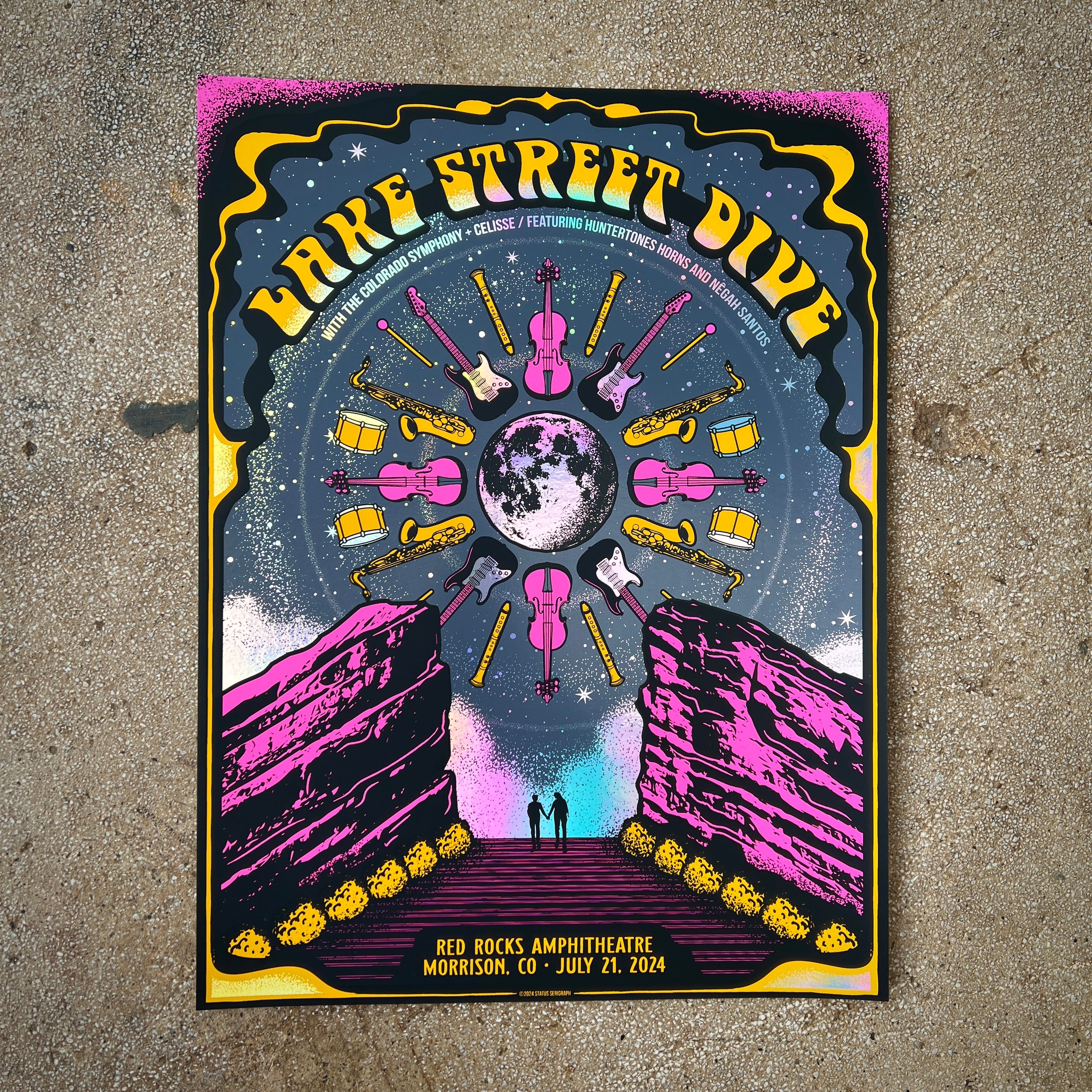 Lake Street Dive - Red Rocks 2024 (Rainbow Foil) LAST ONE!!!!! Just found it