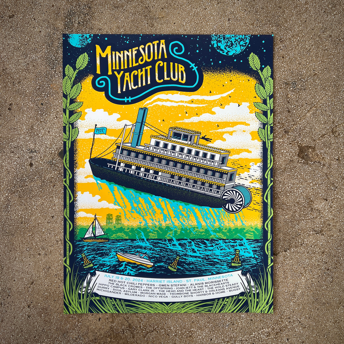 Goose - Atlanta 6/21/24 - Status Serigraph