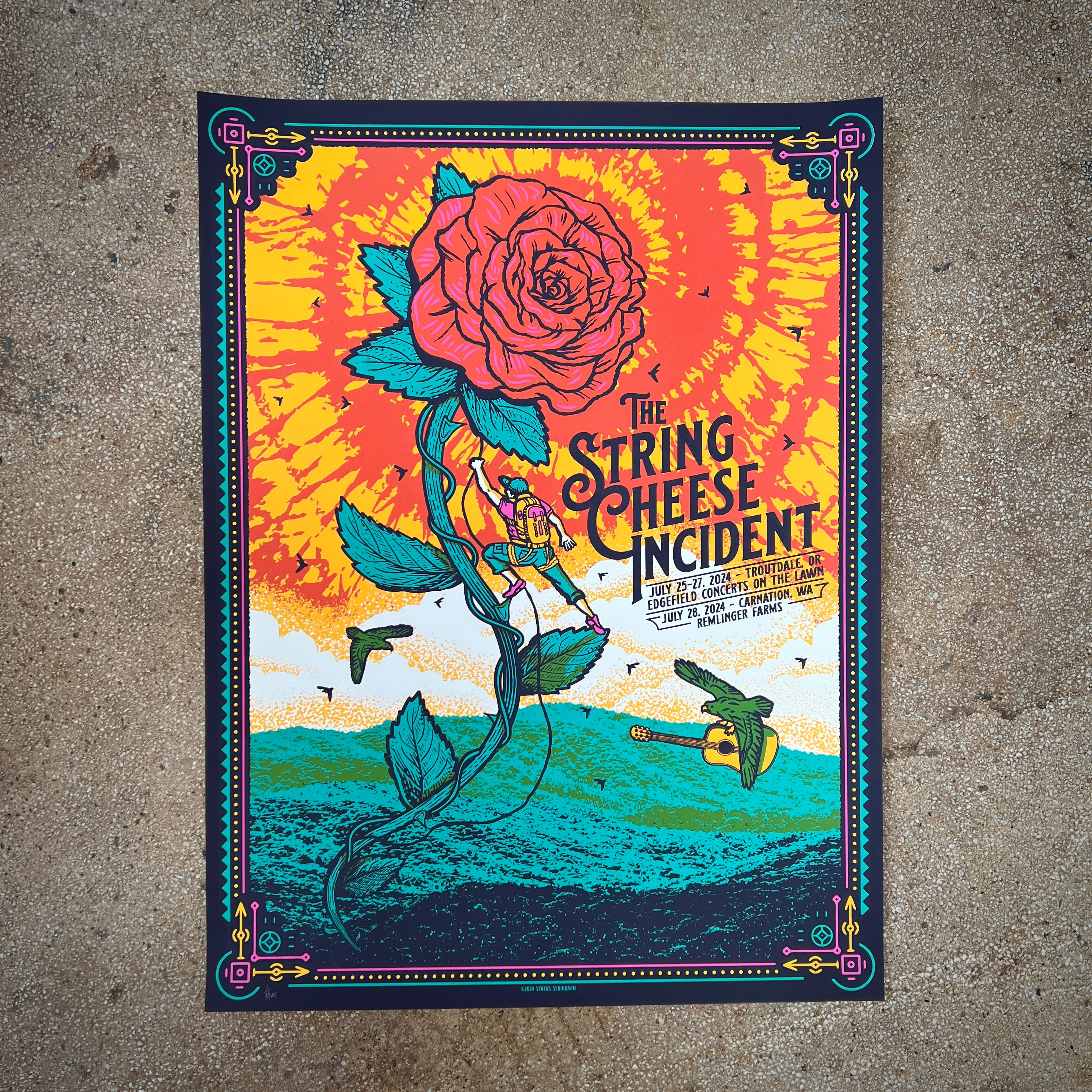 The String Cheese Incident ポスター 限定750枚 The String Cheese Incident Red Rocks Tour 19 Jul 2025 Poster
