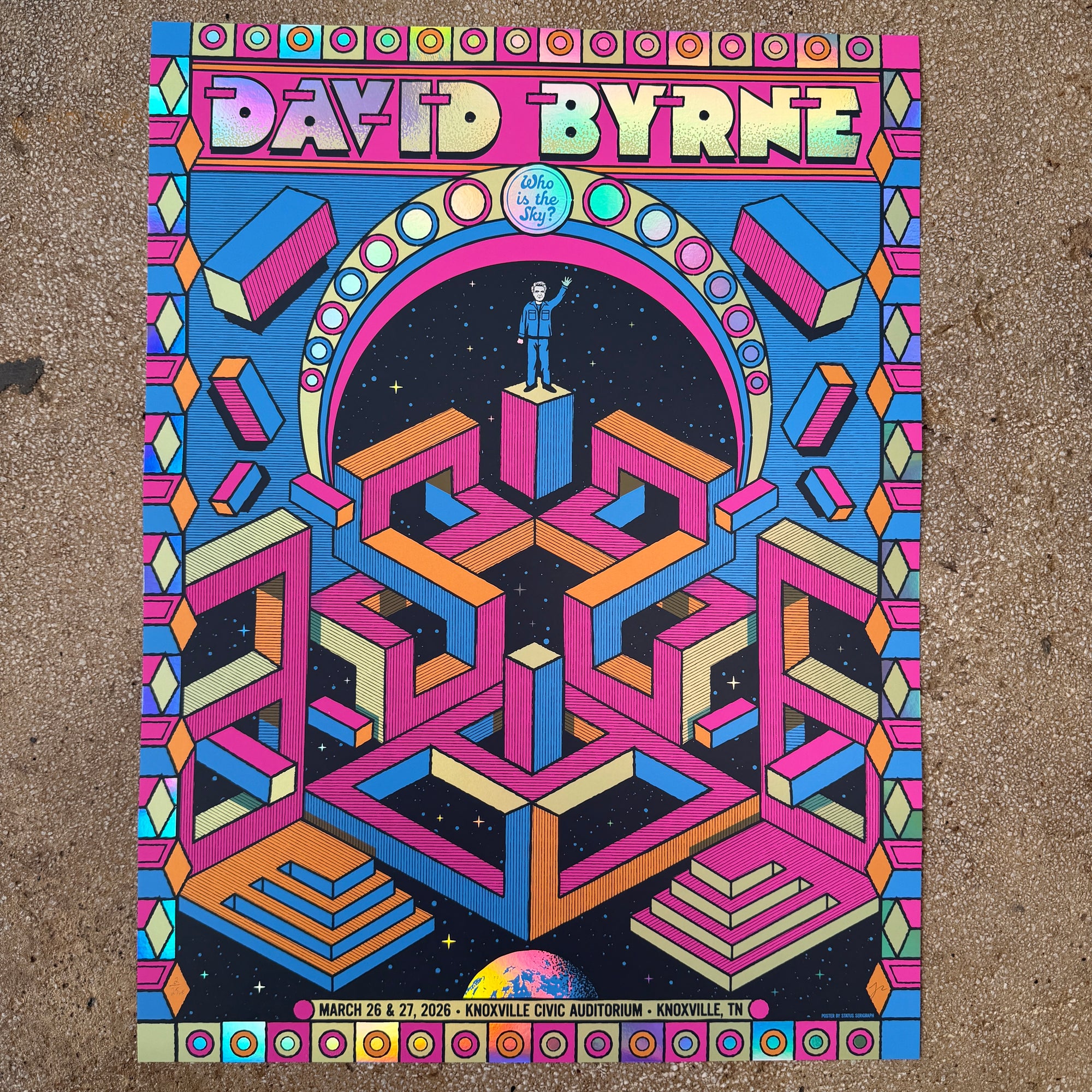 David Byrne - Knoxville 2026 (Rainbow Foil)
