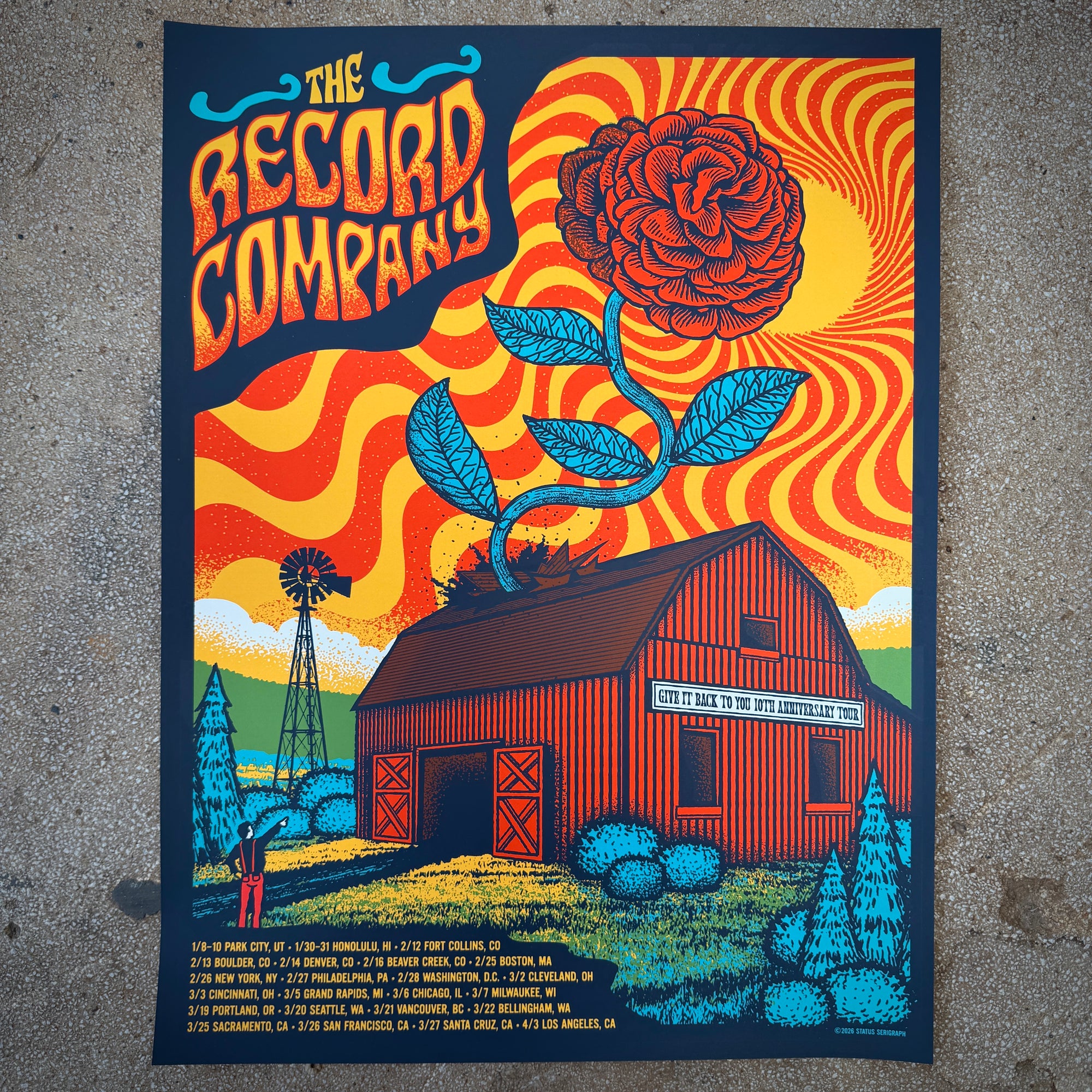The Record Company - Give it Back to You 10th Anniversary Tour (Blue Variant)