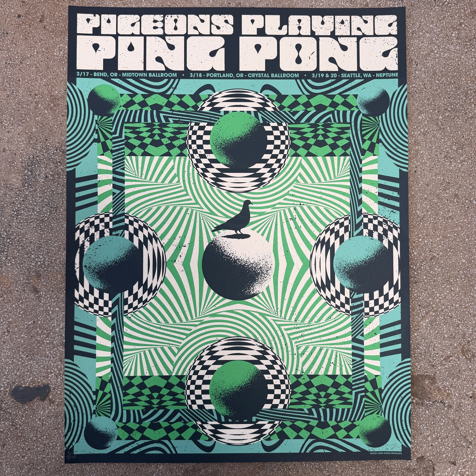 Pigeons Playing Ping Pong - OR/WA Run 2022 (Scratch and Dent)