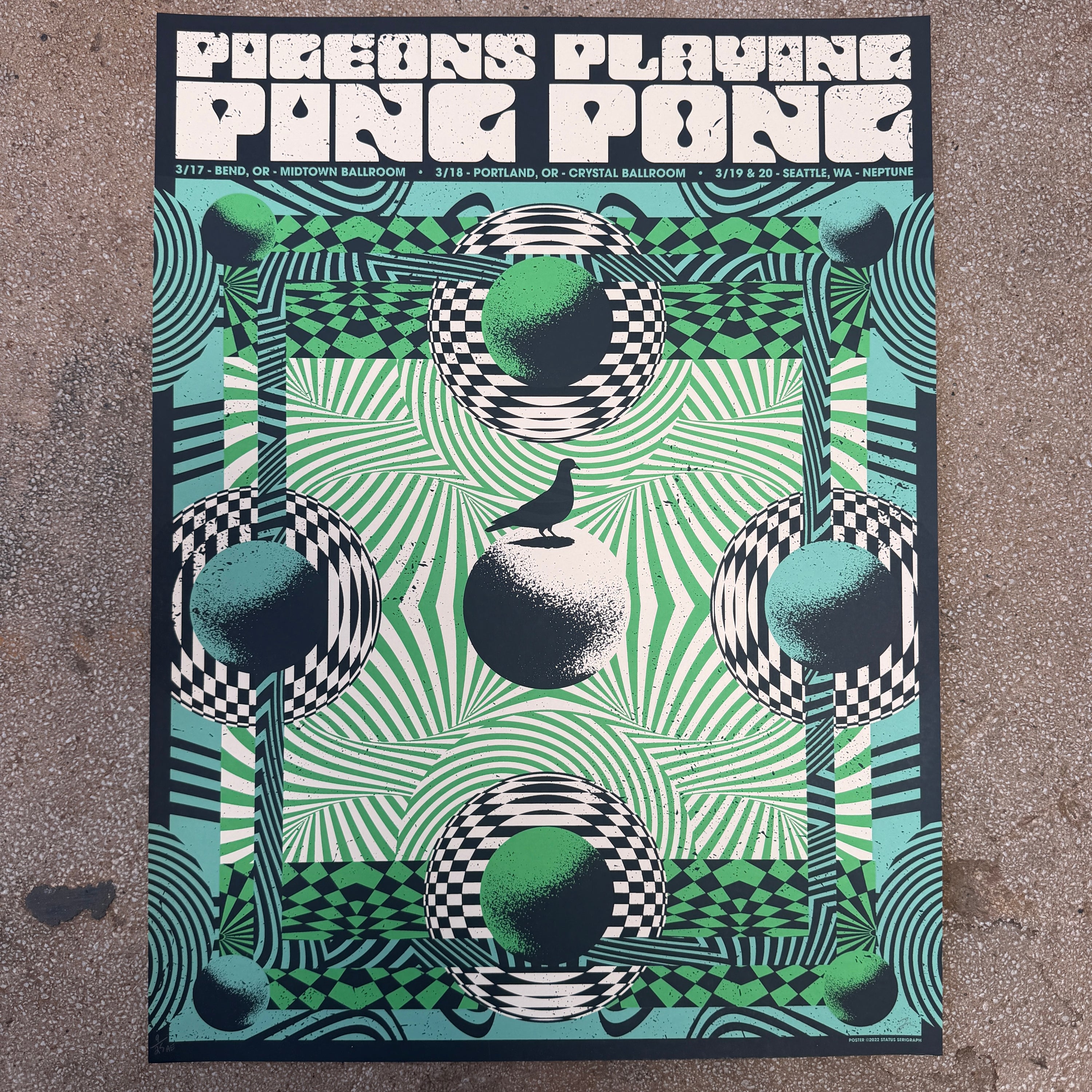 Pigeons Playing Ping Pong - OR/WA Run 2022 (Scratch and Dent)