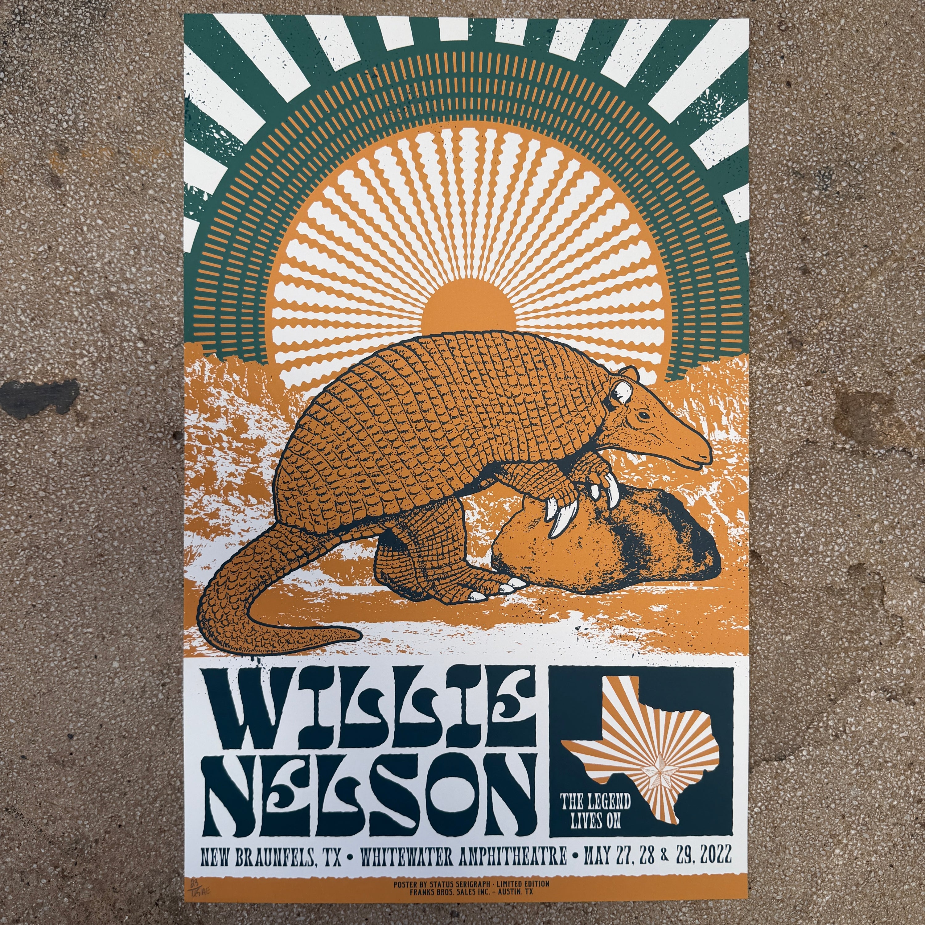 Willie Nelson - New Braunfels 2022 (Scratch and Dent)