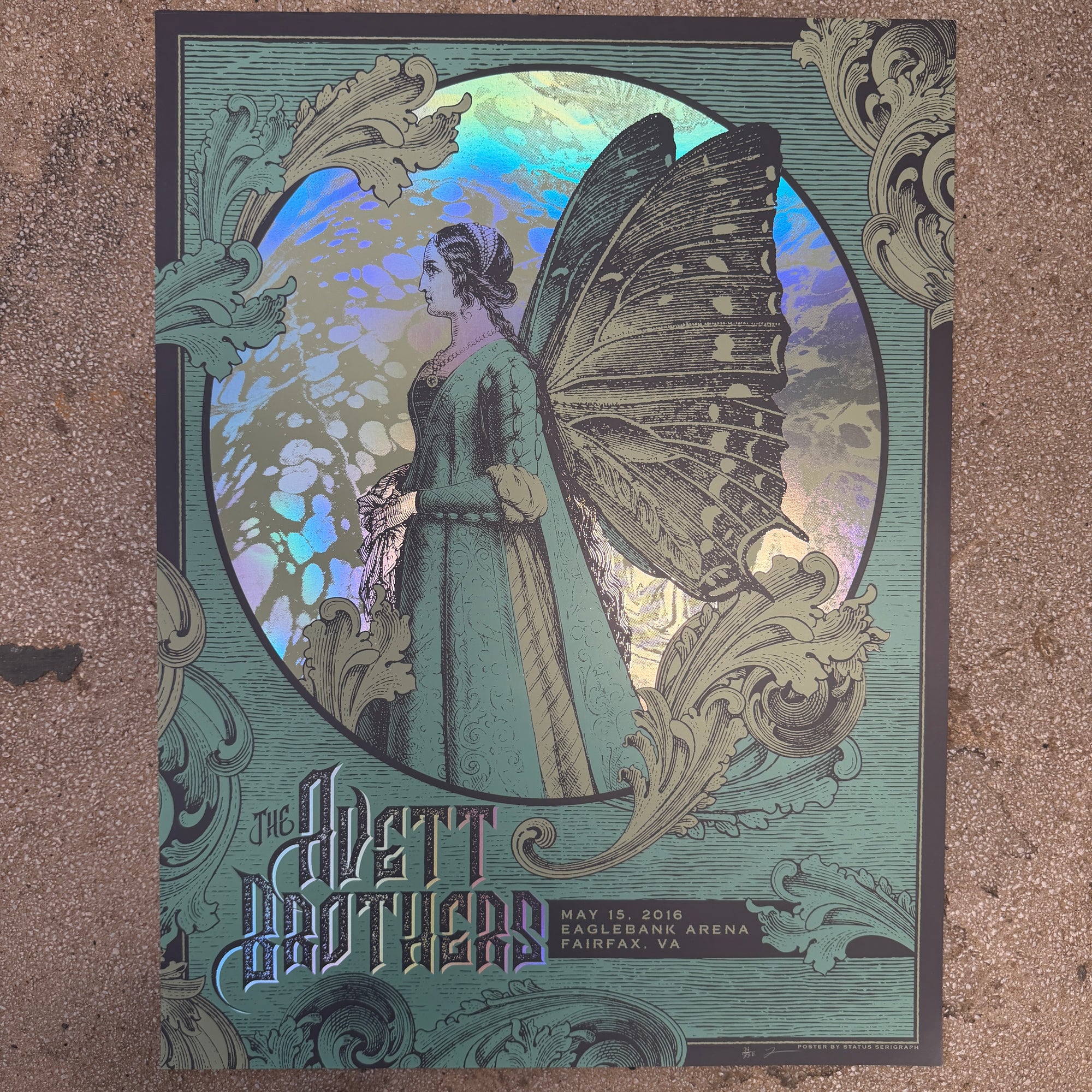 The Avett Brothers - Fairfax 2016 Foil (Scratch and Dent)