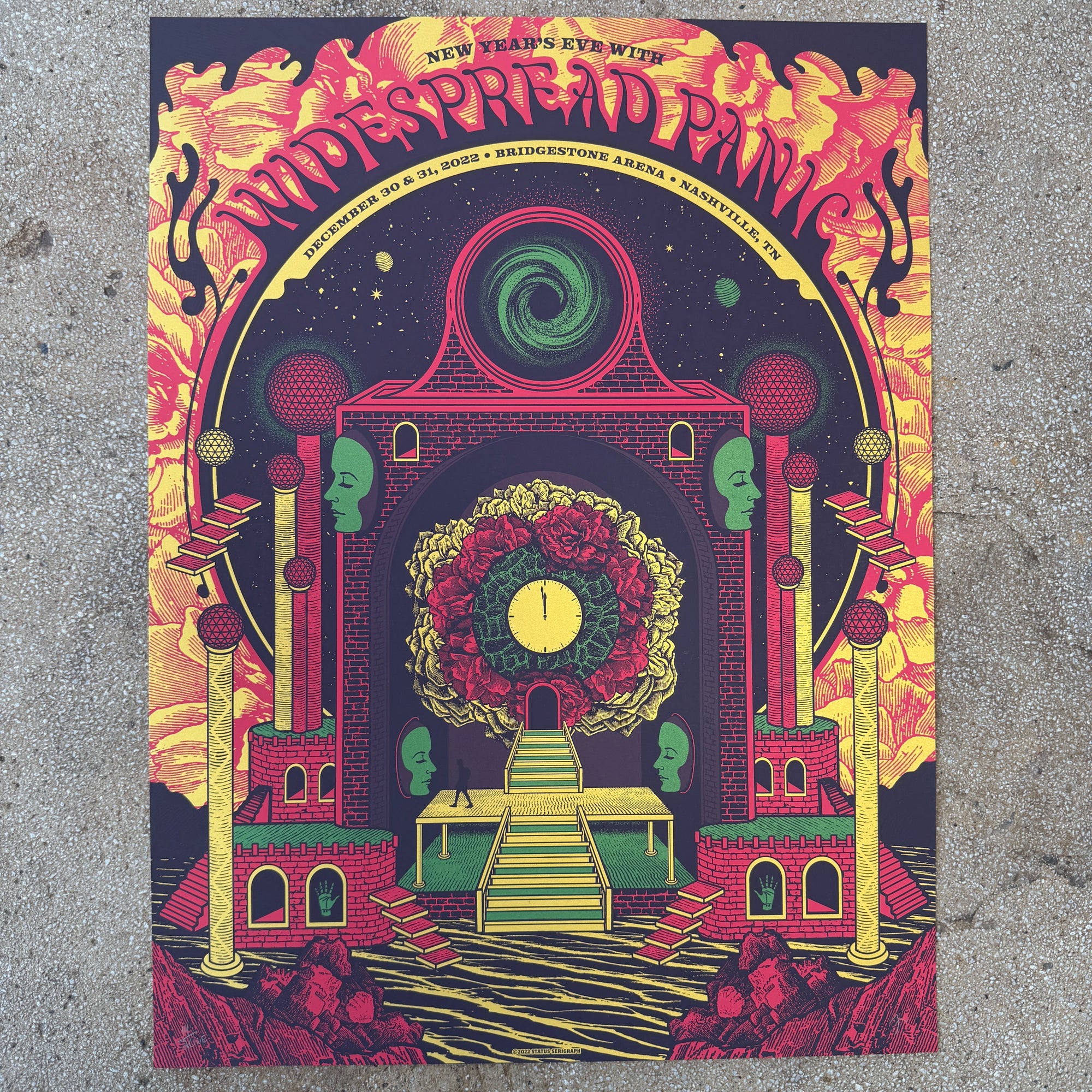Widespread Panic - Nashville 2022 NYE Gold Variant (Scratch and Dent)
