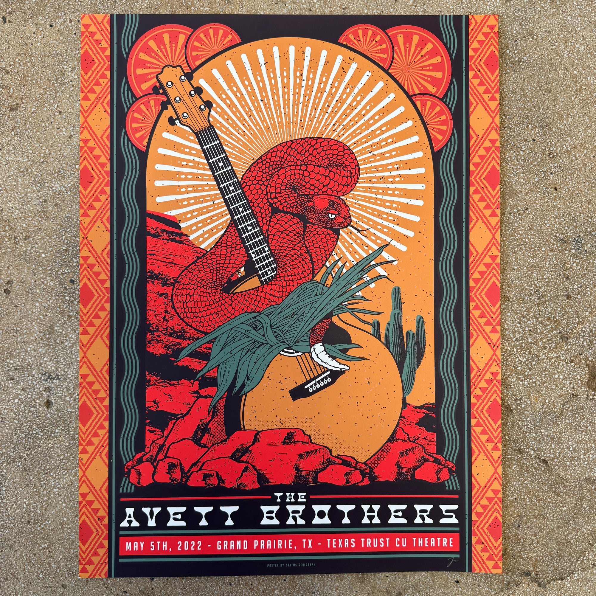 The Avett Brothers - Grand Prairie 2022 (Scratch and Dent)