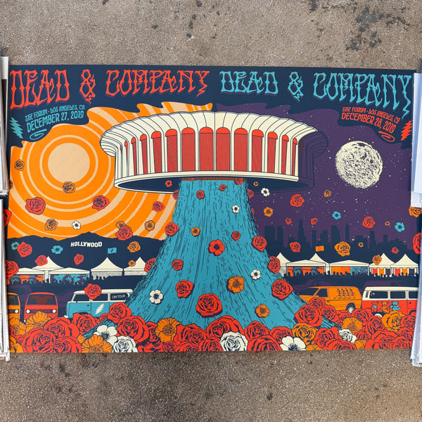 Dead & Company - The Final Tour 2023 (Rainbow Foil) - Status Serigraph