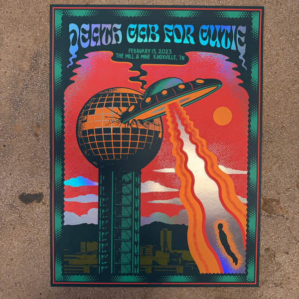 Death Cab for Cutie - Knoxville 2023 Foil (Scratch & Dent)