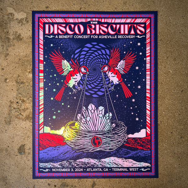 The Disco Biscuits - Atlanta 2024 (Oyster Pearl Foil)