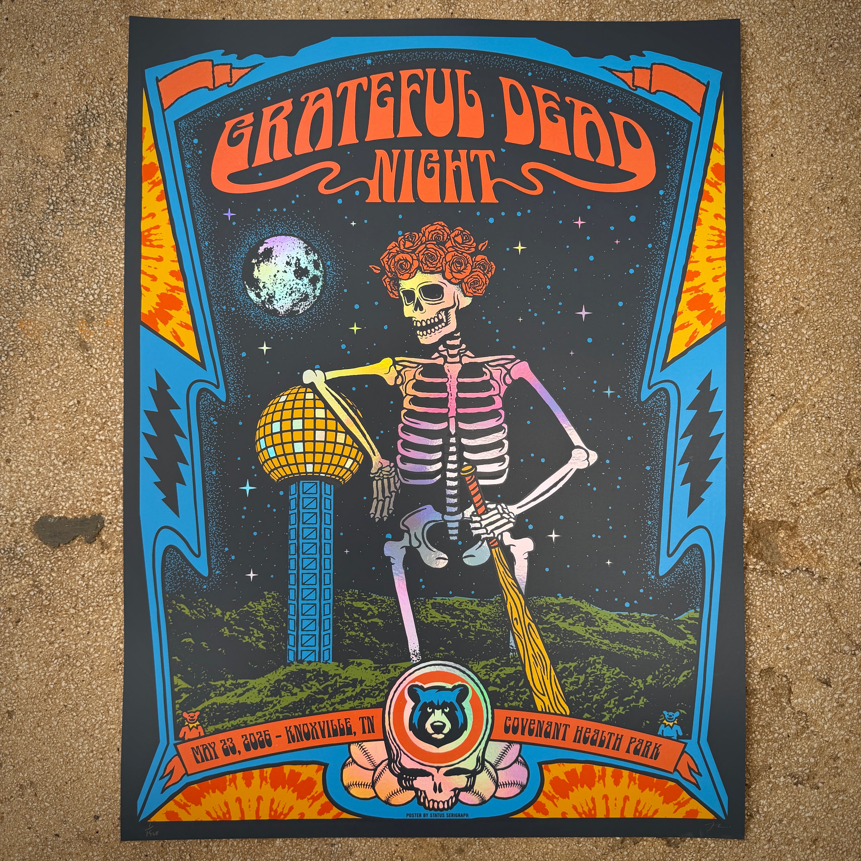 Knoxville Smokies - Grateful Dead Night (Rainbow Foil)