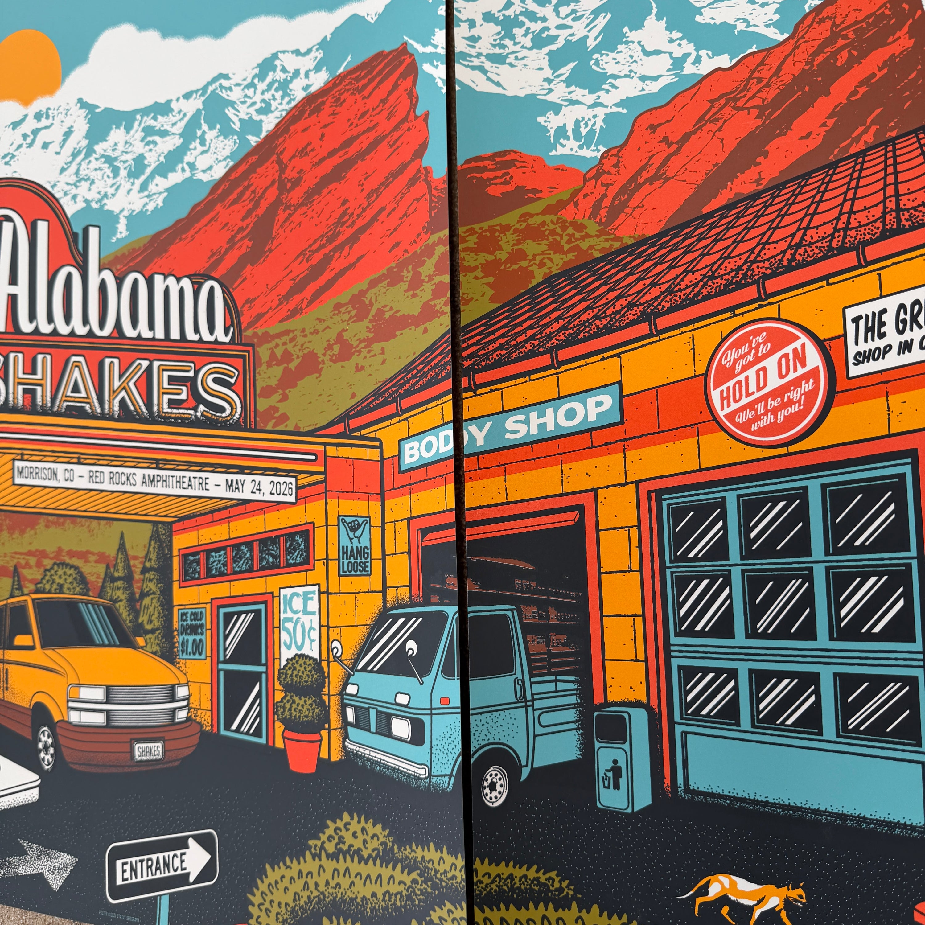 Alabama Shakes - Red Rocks Matching Numbered Set