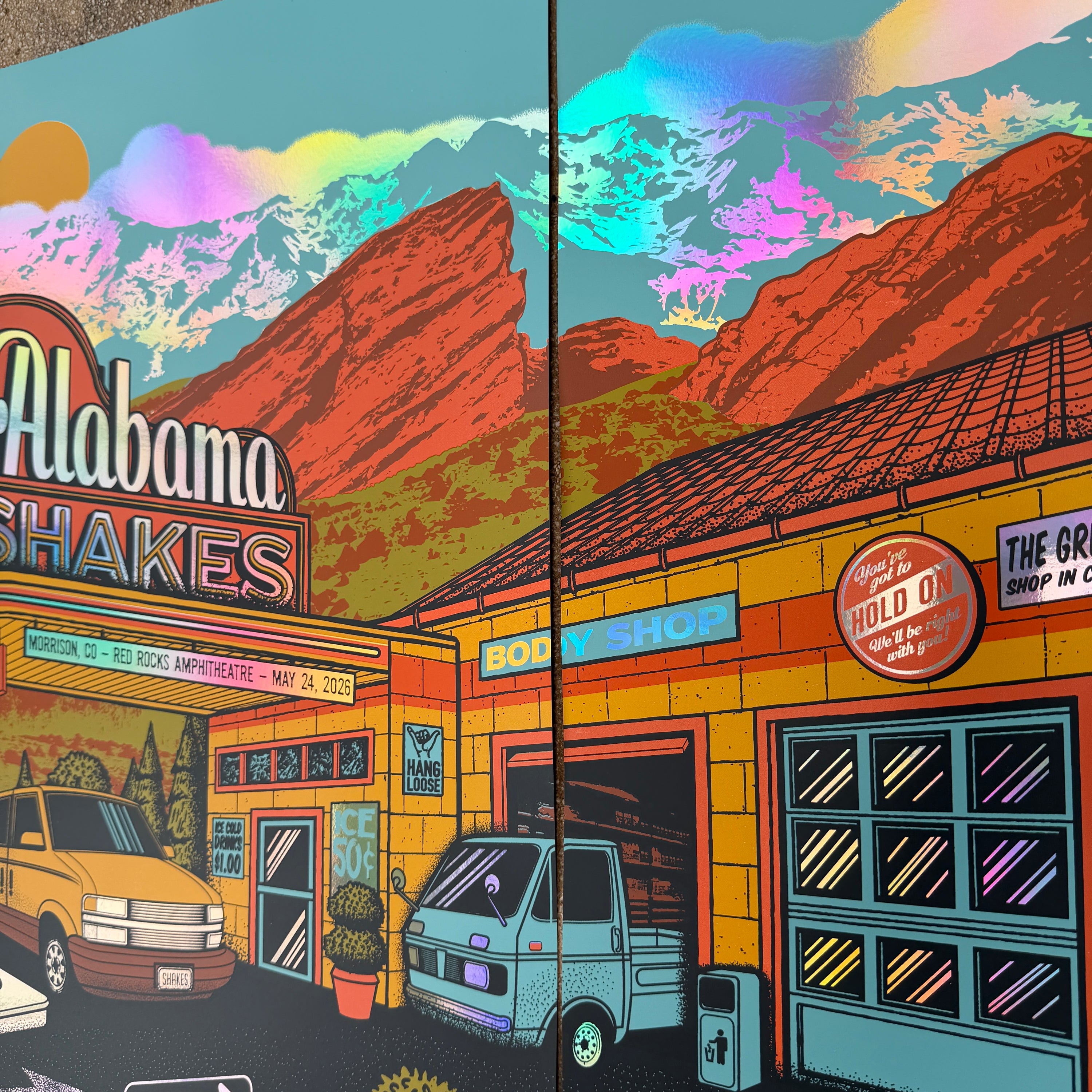 Alabama Shakes - Red Rocks Matching Numbered Set (Rainbow Foil)